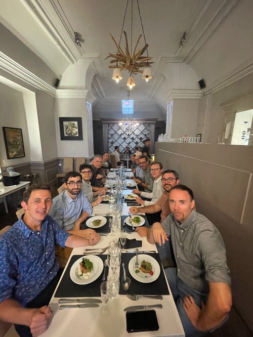 Picture participants at the Restaurant