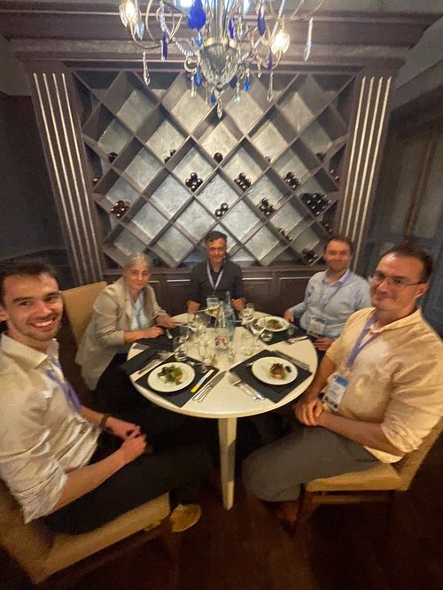 Picture participants at the Restaurant