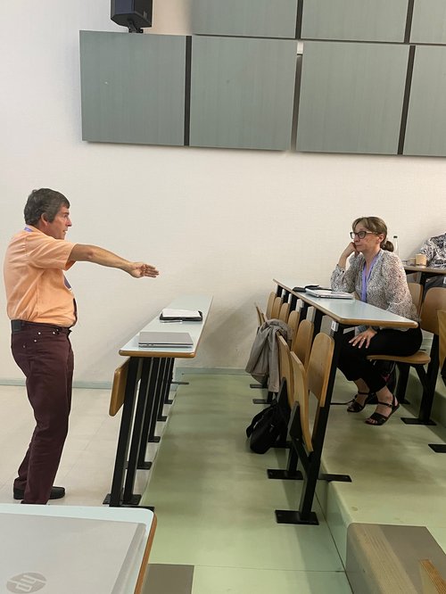 Discussions during the colloquium
